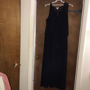 Plus size Dressbarn size 22 black maxi  dress